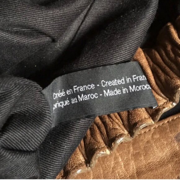 Jerome Dreyfuss Albert Messenger Crossbody Bag Brown Leather - Picture 12 of 16